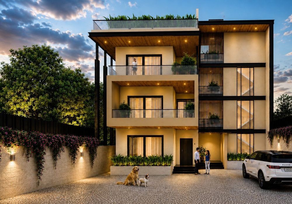 South Delhi Villas, Shanti Kunj, Church Road, South Delhi